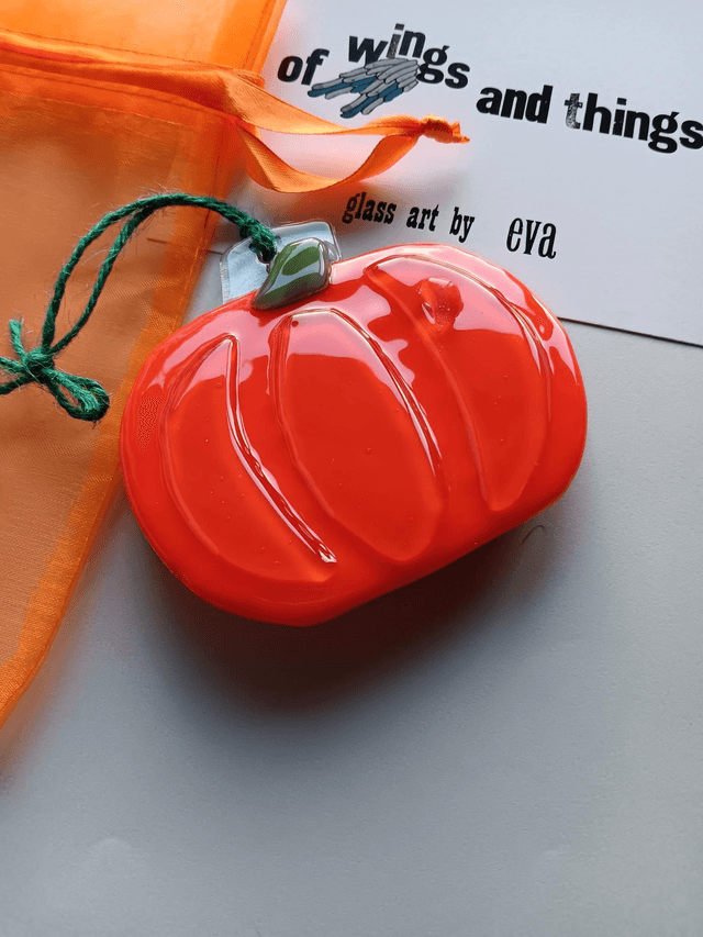 Fused glass Pumpkin