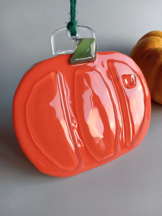 Fused glass Pumpkin